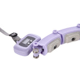ZESTAW HULA HOP MAGNETYCZNY VIOLET HHM14 Z LICZNIKIEM HMS + PAS WYSZCZUPLAJĄCY BR163