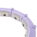 ZESTAW HULA HOP MAGNETYCZNY VIOLET HHM14 Z LICZNIKIEM HMS + PAS WYSZCZUPLAJĄCY BR163
