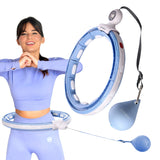 HULA HOP BLUE Z MAGNESEM I OBCIĄŻNIKIEM + LICZNIK HMS HHM15