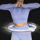 HULA HOP BLUE Z MAGNESEM I OBCIĄŻNIKIEM + LICZNIK HMS HHM15
