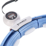 HULA HOP BLUE Z MAGNESEM I OBCIĄŻNIKIEM + LICZNIK HMS HHM15