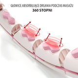HULA-HOP REGULOWANE Z OBCIĄŻENIEM I LICZNIKIEM LCD RÓŻOWE HMS HHW06