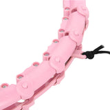Hula hop HMS HHW11 Plus Size różowe z obciążeniem i regulacją obwodu