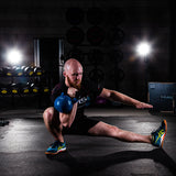 KNV BLUE KETTLEBELL ŻELIWNY POKRYTY WINYLEM HMS