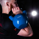 KNV BLUE KETTLEBELL ŻELIWNY POKRYTY WINYLEM HMS