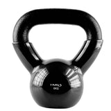 KNV BLACK KETTLEBELL ŻELIWNY POKRYTY WINYLEM HMS