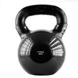 KNV BLACK KETTLEBELL ŻELIWNY POKRYTY WINYLEM HMS