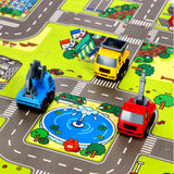 MATA DZIECIĘCA PUZZLE CARS 9 ELEMENTÓW 10MM NILS FUN MD02
