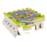 MATA DZIECIĘCA PUZZLE CARS 9 ELEMENTÓW 10MM NILS FUN MD02