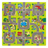 MATA DZIECIĘCA PUZZLE CARS 9 ELEMENTÓW 10MM NILS FUN MD02