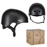 ZESTAW KASK Z OCHRANIACZAMI CZARNY NILS EXTREME MR290+H230