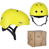 ZESTAW KASK Z OCHRANIACZAMI ŻÓŁTY NILS EXTREME MR290+H230