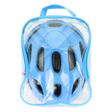 ZESTAW KASK Z OCHRANIACZAMI NIEBIESKI MTW01+H210 NILS EXTREME