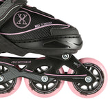 ROLKI REGULOWANE ROZM.35-38 CZARNO/RÓŻOWENILS EXTREME NA11008OUTLET