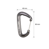 Karabińczyk turystyczny NILS CAMP NC1707 aluminiowy 12 kN