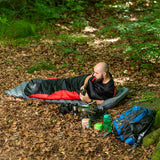 Śpiwór turystyczny typu mumia z pokrowcem kompresyjnym NILS CAMP NC2012