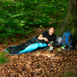 Śpiwór turystyczny typu mumia z pokrowcem kompresyjnym NILS CAMP NC2012