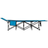 ŁÓŻKO POLOWE NIEBIESKIE 188 CM NILS CAMP NC2701