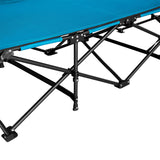 ŁÓŻKO POLOWE NIEBIESKIE 188 CM NILS CAMP NC2701