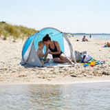 Namiot plażowy samorozkładający z ochroną UV NILS CAMP NC3143 z podłogą