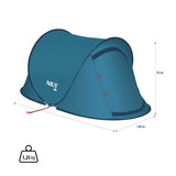 NAMIOT 2-OSOBOWY SAMOROZKŁADAJĄCY POP-UP NILS CAMP NC3743
