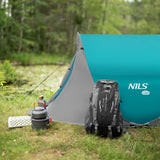 NAMIOT 2-OSOBOWY SAMOROZKŁADAJĄCY POP-UP SZARO-TURKUSOWY NILS CAMP NC3743