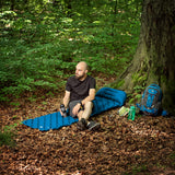 MATA TURYSTYCZNA Z POMPKĄ NILS CAMP NC4006 TURKUSOWA