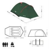 Namiot kempingowy NILS CAMP NC6013 Rocker 3-osobowy
