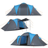 Namiot Turystyczny NILS CAMP NC6431 Highland IV Zielony 4-osobowy 4000 mm Outlet