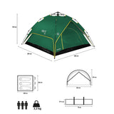 Namiot turystyczny NILS CAMP NC7819 Shadow 3-osobowy automatycznie rozkładany
