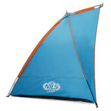 NAMIOT PLAŻOWY SKŁADANY NIEBIESKI OCHRONA UV 260x120x120 CM NC8030 NILS CAMP
