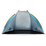 NAMIOT PLAŻOWY SKŁADANY NIEBIESKI OCHRONA UV 260x120x120 CM NC8030 NILS CAMP