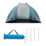 NAMIOT PLAŻOWY SKŁADANY NIEBIESKI OCHRONA UV 260x120x120 CM NC8030 NILS CAMP