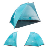 NAMIOT PLAŻOWY SKŁADANY OCHRONA UV 260x120x120CM TURKUSOWY NILS CAMP NC8030