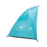 NAMIOT PLAŻOWY SKŁADANY OCHRONA UV 260x120x120CM TURKUSOWY NILS CAMP NC8030