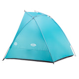 NAMIOT PLAŻOWY SKŁADANY OCHRONA UV 260x120x120CM TURKUSOWY NILS CAMP NC8030