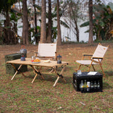 SKRZYNIA KEMPINGOWA Z FUNKCJĄ STOŁU SKŁADANA 2W1 50L NILS CAMP NCB4006