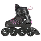 ŁYŻWOROLKI Z WYM. PŁ. HOKEJOWĄ NILS EXTREME NH11912 A 2w1 BLACK/PINK