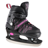 ŁYŻWOROLKI Z WYM. PŁ. HOKEJOWĄ NILS EXTREME NH11912 A 2w1 BLACK/PINK