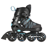 ŁYŻWOROLKI Z WYM. PŁ. HOKEJOWĄ NILS EXTREME NH11912 A 2w1 BLACK/BLUE