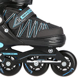 ŁYŻWOROLKI Z WYM. PŁ. HOKEJOWĄ NILS EXTREME NH11912 A 2w1 BLACK/BLUE