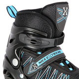 ŁYŻWOROLKI Z WYM. PŁ. HOKEJOWĄ NILS EXTREME NH11912 A 2w1 BLACK/BLUE