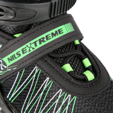ŁYŻWOROLKI Z WYM. PŁ. HOKEJOWĄ NILS EXTREME NH11912 A 2w1 BLACK/GREEN