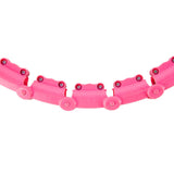 HULA HOP PINK Z WYPUSTKAMI I OBCIĄŻNIKIEM ONE FITNESS OHA02