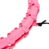 HULA HOP PINK Z WYPUSTKAMI I OBCIĄŻNIKIEM ONE FITNESS OHA02