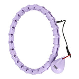 ZESTAW HULA HOP OHA02 VIOLET Z WYPUSTKAMI I OBCIĄŻNIKIEM ONE FITNESS + PAS BR125