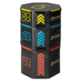 SKRZYNIE PLYOMETRYCZNE OCTAGON SOFT ZESTAW HMS PREMIUM PYOBS01 (3 CZĘŚCI)