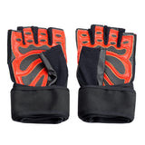 RĘKAWICE NA SIŁOWNIĘ RST01 BLACK/RED HMS