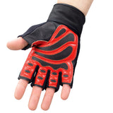 RĘKAWICE NA SIŁOWNIĘ RST01 BLACK/RED HMS