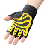 RĘKAWICE NA SIŁOWNIĘ RST01 BLACK/YELLOW HMS